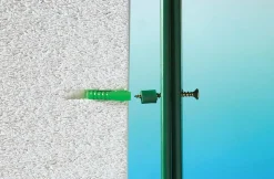Treillis en plastique - Trelliflex - 1m x 3m - PVC - Vert - Idéal pour plantes