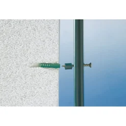Treillis en plastique - Trelliflex - 1m x 3m - PVC - Vert - Idéal pour plantes