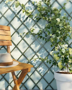 Treillis extensible pvc vert 1 x 2 m