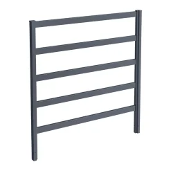 Treillis Timea gris accessoire petit format pour armoire de jardin Tessa en acier galvanisé