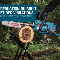 Tronçonneuse sans fil sur batterie Erbauer ERT1038CHN 36V