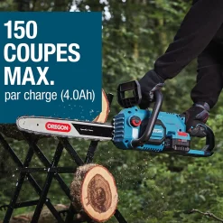 Tronçonneuse sans fil sur batterie Erbauer ERT1038CHN 36V