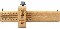 Trusquin de menuisier en bois Fischer Darex l.18.5 cm x L.7.5 cm
