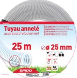 Tuyau annelé flexible diam.25 mm, L.25 m