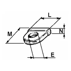 Verrou pour remorque lourd 17,5 mm AMA (Lot de 2)