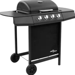 vidaXL Barbecue Gril à Gaz avec 4 Brûleurs Gril d'Extérieur Grille de Cuisson Barbecue de Jardin Barbecue d'Extérieur 48545