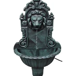 vidaXL Fontaine murale Design de tête de lion