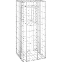 vidaXL Poteau à panier de gabion 40x40x100 cm Fer