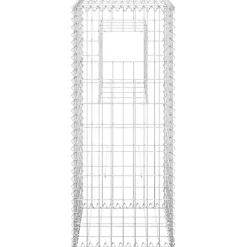 vidaXL Poteau à panier de gabion 40x40x100 cm Fer
