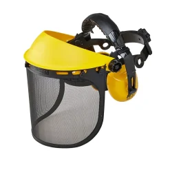 Visière de protection avec casque antibruit Site