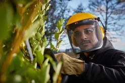 Visière de protection avec casque antibruit Site