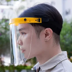 Visière de protection avec serre-tête élastique réglable
