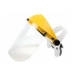 Visière de protection professionnelle avec écran en polycarbonate et bandeau réglable