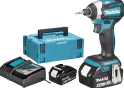 Visseuse à chocs 18V + 2 batteries 5Ah + chargeur + coffret MAKPAC - MAKITA - DTD154RTJ