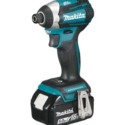 Visseuse à chocs 18V + 2 batteries 5Ah + chargeur + coffret MAKPAC - MAKITA - DTD154RTJ