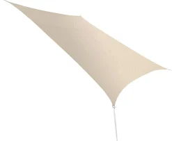 Voile d'ombrage Rivage rectangulaire 3 x 2 m grège Jardiline