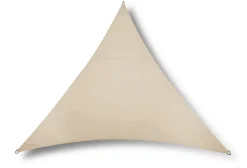 Voile d'ombrage Rivage triangulaire 3,6m de côté grège Jardiline