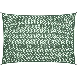 Voile d'ombrage réversible "Camouflage" 3 x 4m vert Oviala