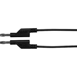 VOLTCRAFT MS5/SW Cordon de mesure 5 m noir, bananes mâles 4 mm, 10 A, 35 V