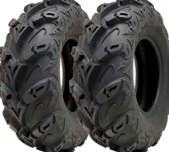 25x8.00-12 ATV Quad Tyre OBOR Mudsling WU05 E-Marked Road Legal 165kg (Set of 2)