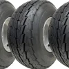 18.5x8.50-8 Pneu remorque, roue 100mm PCD Wanda Road Legal 425kg Load (Set of 3)