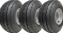 18.5x8.50-8 Pneu remorque, roue 100mm PCD Wanda Road Legal 425kg Load (Set of 3)