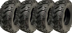 24x8.00-12 Quad ATV Tyres 6ply Wanda P3128 E-Marked Road Legal 40J (Set of 4)